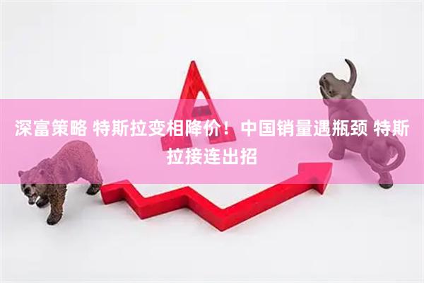 深富策略 特斯拉变相降价！中国销量遇瓶颈 特斯拉接连出招